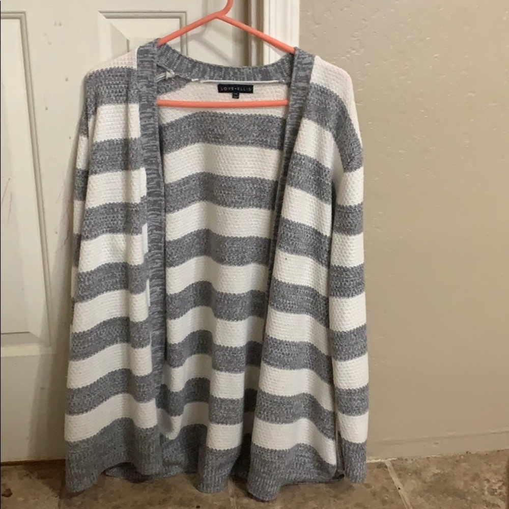 Stripped cardigan